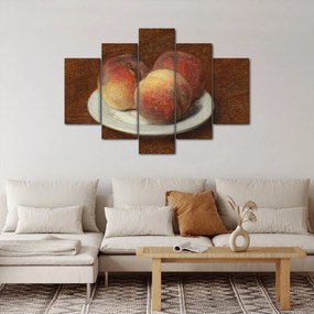 Tablou - Henri Fantin-Latour, Three Peaches on a Plate, reproducere (150x105 cm)