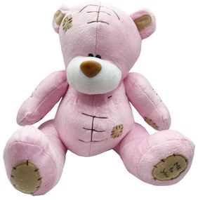Ursulet de plus roz, Teddy, 28cm
