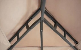 Foisor de gradina 3x4m cu plasa de tantari Glamour Beige