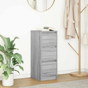 vidaXL Bufetă gri Sonoma 29,5x34x76 cm Lemn prelucrat
