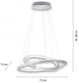 Paul Neuhaus 2491-55 - Lustr LED dimabil ALESSA 2x26W/230V cu DO