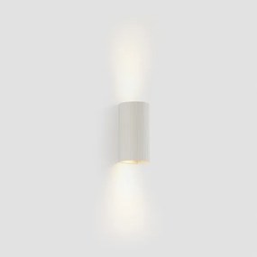 Aplică FARO 40542 SOLE 2xGU10/8W/230V alb canelat rotund