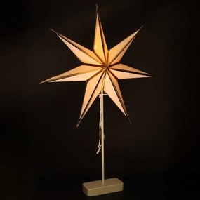 Brilagi - Stea LED de Crăciun, 66 x 40 cm, alimentare 3x AA