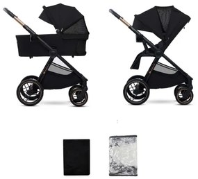 Cărucior de copii combinat 2 în 1 KINDERKRAFT NEA 2 Midnight black