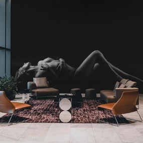 Fototapet - Femeie nud mincinoasă (147x102 cm)