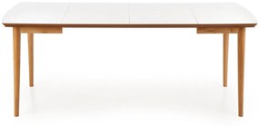 Masa extensibila Barret mdf alb mat - L90/190 x l80 x h75 cm