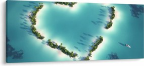 Tablou - Insulele inimii (120x50 cm)