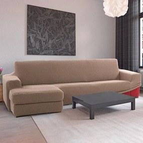Nueva Textura Huse care se întind foarte bine NIAGARA alunei canapea cu otoman stânga (l. 200 - 300 cm)