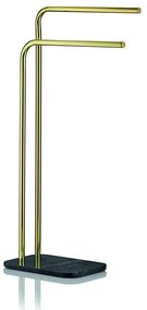 Suport de prosoape din marmură Kela Liron, negru