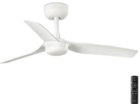 Ventilator de tavan FARO 33820 MINI PUNT S alb d. 90 cm + telecomandă