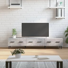 829168 vidaXL Comodă TV, gri beton, 150x36x30 cm, lemn prelucrat