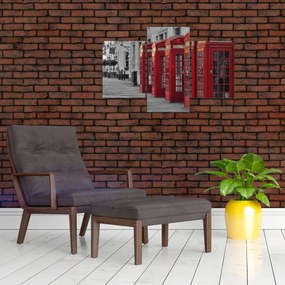 Tablou - Cutii telefonice din Londra (90x60 cm)