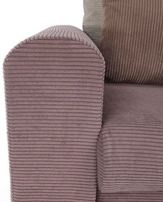 Canapea foarte spatioasa, violet, roz invechit, bej, GILEN BIG SOFA