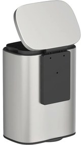 Wenko Coș de gunoi de perete Sare 5 l, inox
