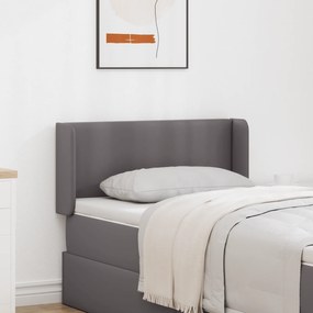 vidaXL Urechile Tăbliei 2 pcs Gri 40 x 16 x 5 cm Piele artificială