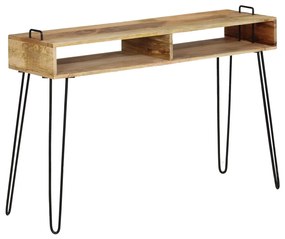 vidaXL Masă consolă, 115 x 35 x 76 cm, lemn masiv de mango