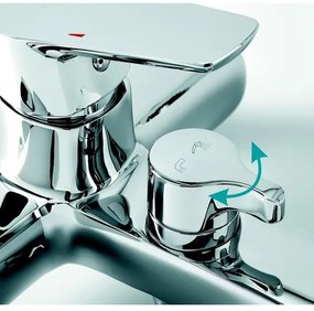 Baterie de cadă Novaservis METALIA crom lucios