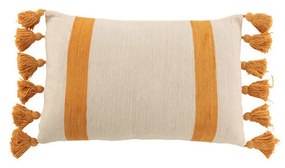 Perne J-line  COUSSIN PLAG RAY RECT COT OCRE (40x60x12cm)