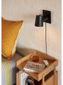 Aplică de perete neagră Ardent – Hübsch