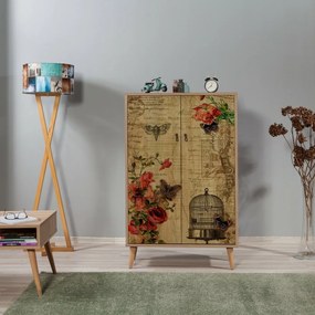 Dulap Mega Sonoma Oak Roses