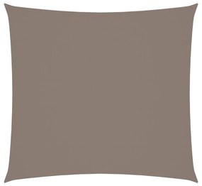 Pânză parasolar, gri taupe, 4,5x4,5 m, țesătură oxford, pătrat