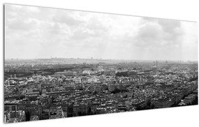 Tablou - Acoperișuri clădirilor din Paris (120x50 cm)