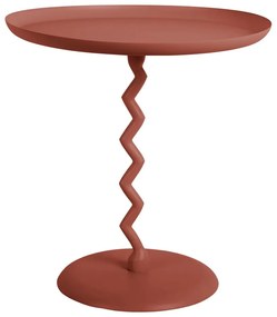 Măsuță auxiliară rotundă din metal ø 40 cm Zig Zag – Leitmotiv