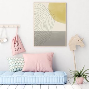 Poster - Abstracție pictată (A4)