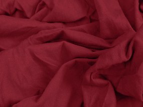 Cearsaf Jersey cu elastic 180 x 200 cm visiniu