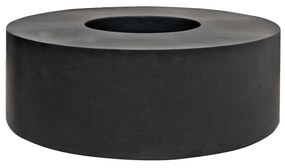 Jardiniera rotundă Jumbo Seating, culoare neagră, dimensiuni multiple - PotteryPots Mărime: - v. 47.5 cm, ⌀ 140 cm