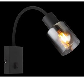 Aplica de perete design modern Hubertus negru