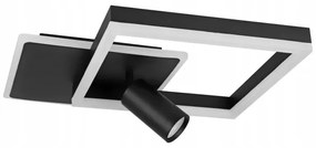 Plafonieră LED/38W/230V + 1xGU10/30W neagră