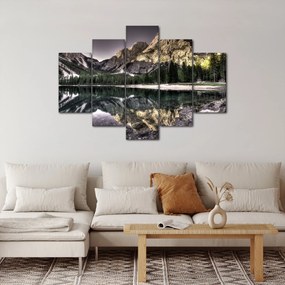 Tablou cu lac montan (150x105 cm)