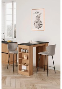 Scaune de bar bej 2 buc. (înălțime șezut 67 cm) Maura – Marckeric