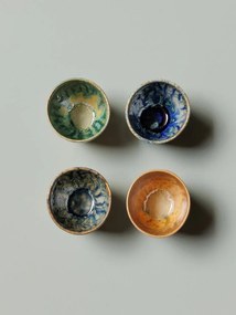 Set 4 cesti de cafea, din ceramica, Intense
