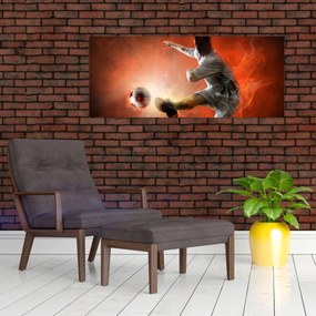 Tablou - Fotbalistul (120x50 cm)