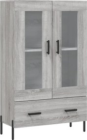 vidaXL Dulap gri Sonoma 69,5x31x115 cm, lemn prelucrat