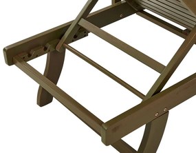 Șezlong de grădină Amati (lemn închis). 1077454