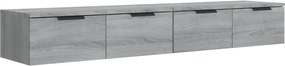 vidaXL Dulapuri perete, 2 buc., gri sonoma, 68x30x20 cm lemn prelucrat