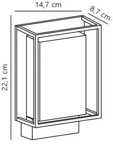 Aplică LED de exterior Nordlux NESTOR LED/8W/230V IP44