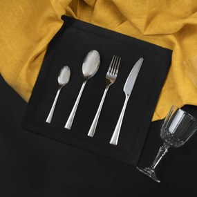 Set tacamuri inox, 24 piese, 6 persoane, Siena