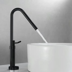 Baterie Moris negru mat înaltă – H 39 cm