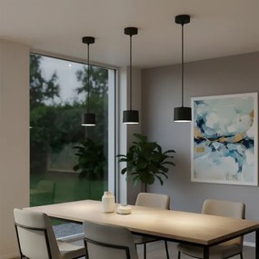 Brilagi - LED RGB reglabil, lustră suspendată pe cablu STRIPY 1xGX53/14W/230V, Wi‑Fi, compatibil cu Tuya, negru
