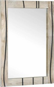 vidaXL Oglindă pentru baie cu oglindă Maro 70 x 50 x 2,5 cm