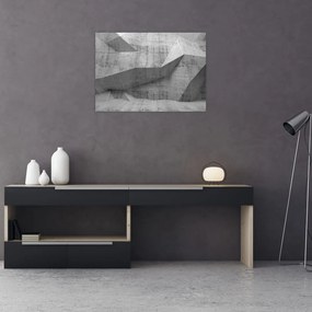 Tablou pe sticlă - 3D zid (70x50 cm)
