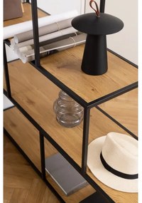 Bibliotecă SARON stejar/negru