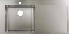 Chiuveta bucatarie Hansgrohe S71 inox 104.5x51 cm picurator stanga