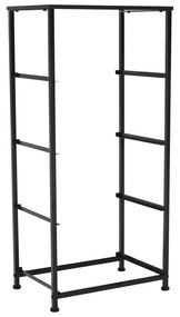 Comodă cu sertare din material textil PALMERA,negru