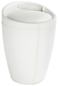Coș de rufe taburet Wenko Candy Look, alb, 20 l