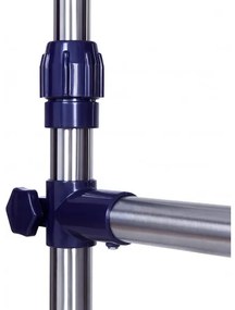 Cuier Garmint Cu Rotile, Inox, 19.29 x 113 x 44.49 Cm